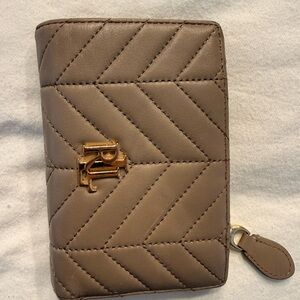 Lauren by Ralph Lauren Quilted Tan Wallet